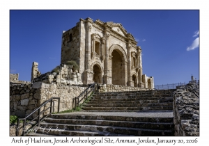 2026-01-20#3443 Arch of Hadrian, Jerash Archeological Site, Amman, Jordan