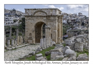 2026-01-20#3501 North Tetrapylon, Jerash Archeological Site, Amman, Jordan