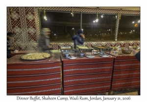 2026-01-21#1304 Dinner Buffet, Shaheen Camp, Wadi Rum, Jordan