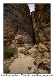 2026-01-22#5923 Waterhole, Sandstone Mountains, Wadi Rum, Jordan
