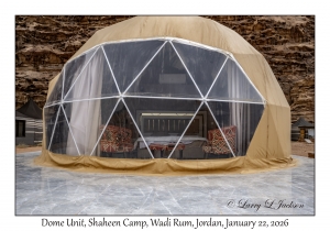 2026-01-22#5936 Dome Unit, Shaheen Camp, Sandstone Mountains, Wadi Rum, Jordan