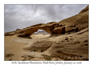2026-01-22#5943 Arch, Sandstone Mountains, Wadi Rum, Jordan