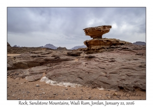 2026-01-22#5961 Rock, Sandstone Mountains, Wadi Rum, Jordan