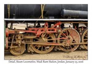 2026-01-23#4008 Detail, Steam Locomotive, Wadi Rum Station, Jordan