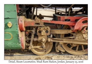 2026-01-23#4012 Detail, Steam Locomotive, Wadi Rum Station, Jordan
