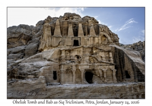 2026-01-24#6022 Obelisk Tomb and Bab as-Siq Triclinium, Petra, Jordan