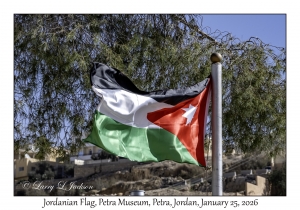 2026-01-25#4427 Jordan Flag, Petra Museum, Petra, Jordan