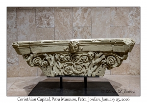 2026-01-25#4445 Corinthian Capital, Petra Museum, Petra, Jordan