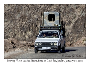2026-01-26#4515 Driving Photo, Truck, Petra to Dead Sea, Jordan