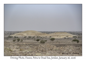 2026-01-26#4571 Driving Photo, Dune, Petra to Dead Sea, Jordan