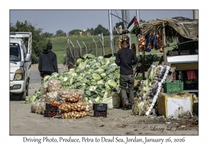 2026-01-26#4652 Driving Photo, Produce, Petra to Dead Sea, Jordan