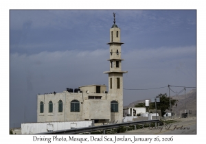 2026-01-26#4685 Driving Photo, Mosque, Dead Sea, Jordan