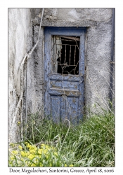 2026-04-18#5122 Derelict Door, Megalochori, Santorini, Greece