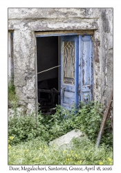 2026-04-18#5123 Derelict Door, Megalochori, Santorini, Greece