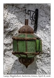 2026-04-18#5137 Lamp, Megalochori, Santorini, Greece