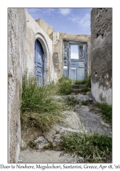 2026-04-18#6189 Door to Nowhere, Megalochori, Santorini, Greece