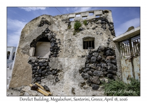 2026-04-18#6196 Derelict Building, Megalochori, Santorini, Greece