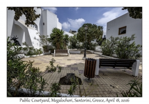 2026-04-18#6197 Public Courtyard, Megalochori, Santorini, Greece
