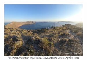 2026-04-19#0850 Panorama, Mountain Top, Finikia, Oia, Santorini, Greece