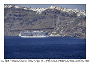 2026-04-19#5324 MV Sun Princess, Coastal Stop, Pyrgos to Lighthouse, Santorini, Greece