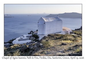 2026-04-19#5409 Chapel of Agios Ioannis, Path to Fira, Finikia, Oia, Santorini, Greece