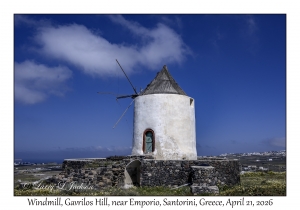 2026-04-21#5784 Windmill, Gavrilos Hill, near Emporio, Santorini, Greece