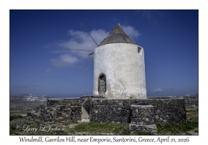 2026-04-21#6296 Windmill, Gavrilos Hill, near Emporio, Santorini, Greece