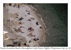 2026-04-24#6216 Paralia Arvanitias Beach, Akronafplia's Castle Ruins, Nafplio, Peloponnese, Greece