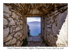 2026-04-25#6339 Detail, Palamidi Fortress, Nafplio, Peloponnese, Greece