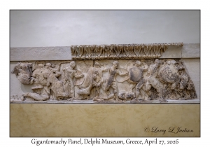 2026-04-27#6413 Gigantomachy panel, Delphi Museum, Greece