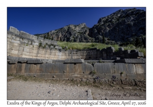 2026-04-27#6422 Exedra of the Kings of Argos, Delphi Archaeological Site, Greece