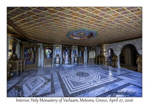 2026-04-27#6450 Interior, Holy Monastery of Varlaam, Meteora, Greece