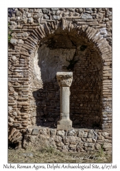 2026-04-27#6614 Niche, Roman Agora, Delphi Archaeological Site, Greece