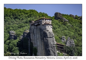 2026-04-27#6705 Driving Photo, Roussanou Monastery, Meteora, Greece