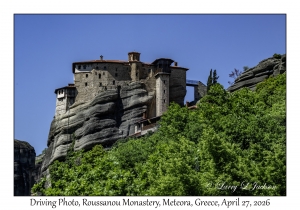 2026-04-27#6707 Driving Photo, Roussanou Monastery, Meteora, Greece