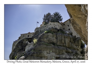 2026-04-27#6709 Driving Photo, Great Meteoron Monastery, Meteora, Greece