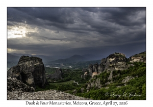 2026-04-27#6742 Dusk & Four Monasteries, Meteora, Greece
